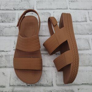 NWOT Reef Water Vista Sandals Brown Brunette Cognac Waterproof Women's Size 7